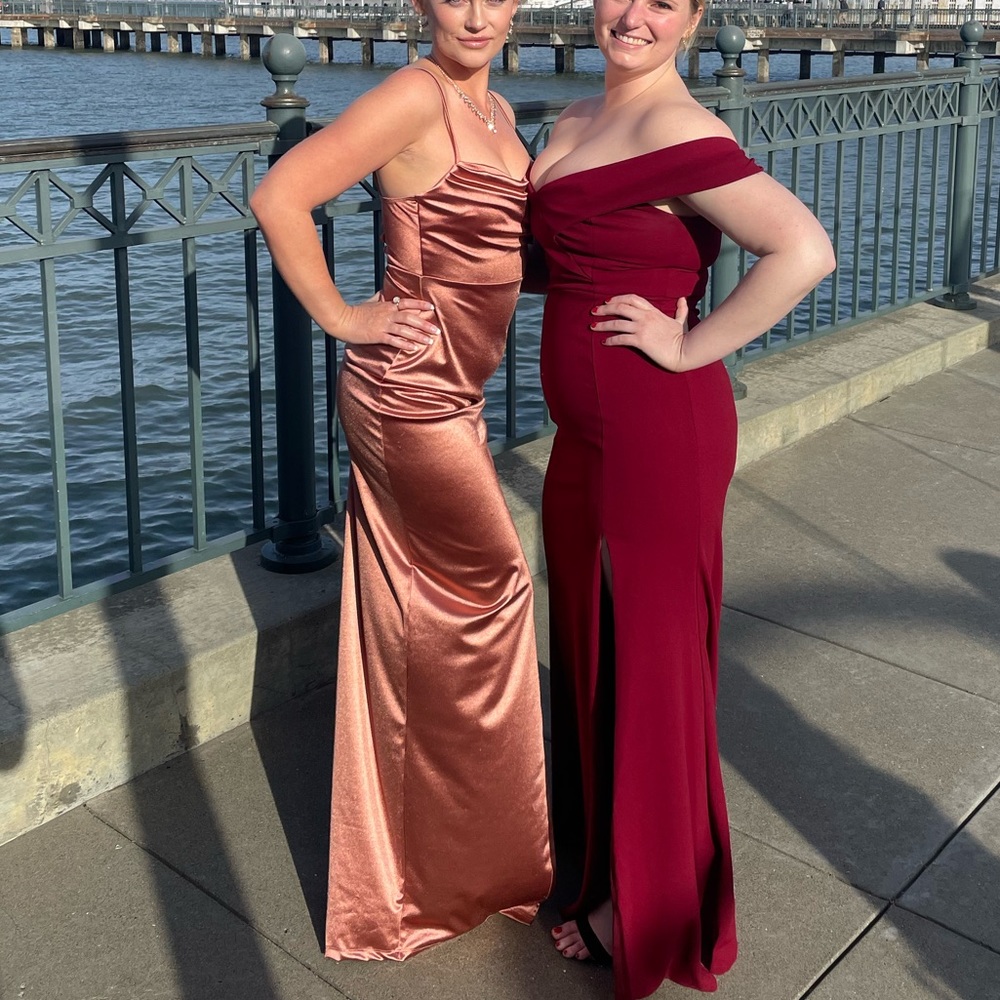 Rose gold gown